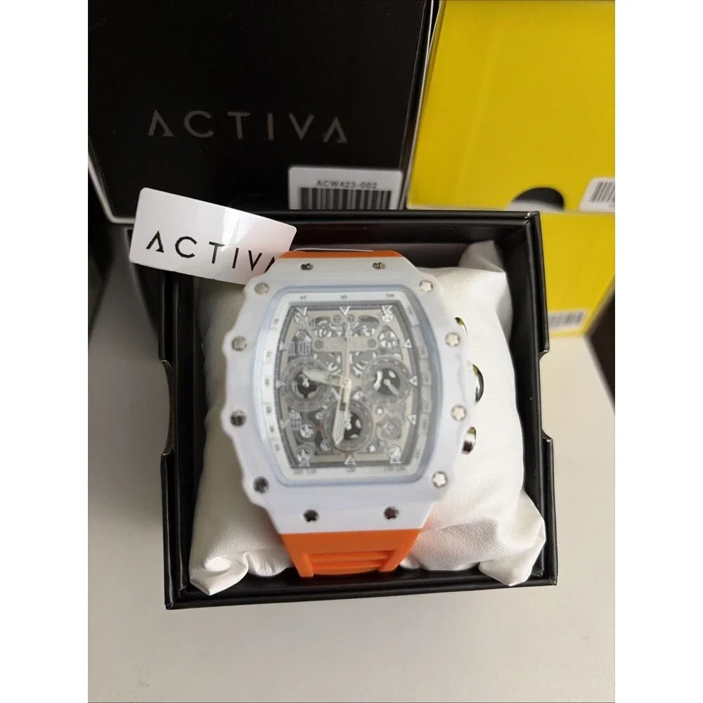 Activa X Invicta Men's Watch w/ Skeleton Dial - 44.3mm ACW2305-015